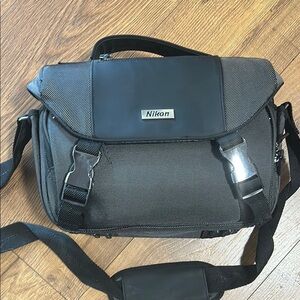 Nikon Black and Gray Camera Bag with Durable Design